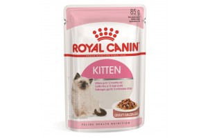 پوچ رویال کنین مخصوص بچه گربه (در شیره گوشت)/ 85 گرمی/ Royal Canin KITTEN  in Gravy